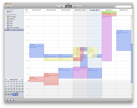 iCal Integration